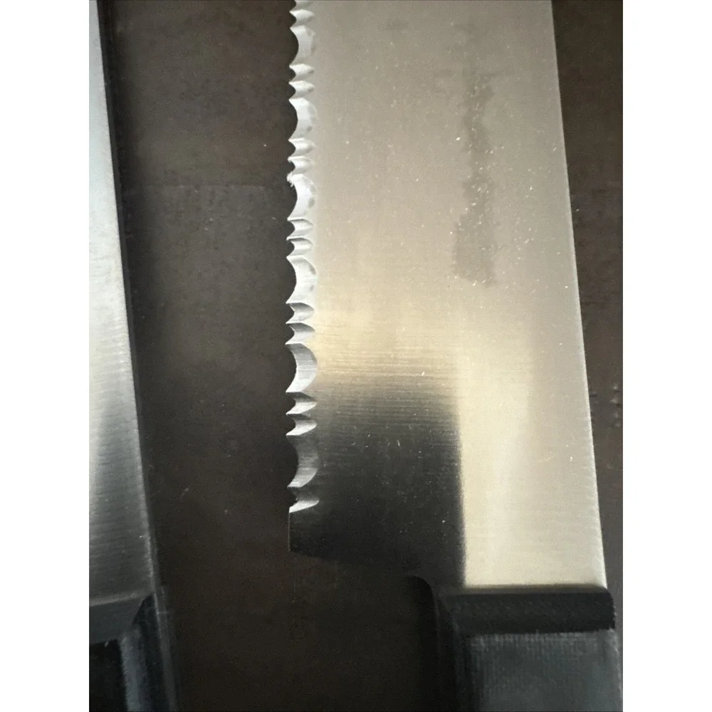 Double Edge Serrated Edge Kitchen Knife Bread Japan